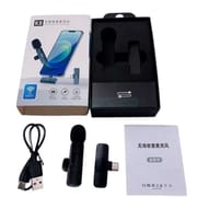 K8 Wireless Lavalier Microphone Type-C – Plug & Play Clip Mic for Android Vlogging, Interview & YouTube | Price in BD_img_1
