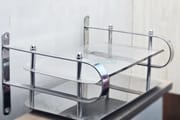 2-Layer Wall Mount SS Wifi Router Stand(100% Pure Stainless Steel) Shelf for TV Box & Remotes_img_0