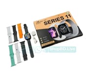 Max125 Series 11 7-in-1 Smart Watch with Bluetooth Calling & 7 Straps for Men | Price in BD_img_3
