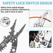 Multifunctional Wire Stripper Crimper Cable Cutter Pliers – Electric Wire Cutting, Stripping & Crimping Tool Scissors_img_4