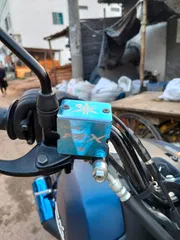 Premium Blue Master Cylinder Cover For Yamaha FZ-X_img_0