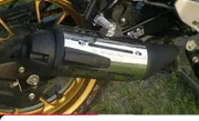 Premium SS Silencer Cover For Yamaha FZ-X_img_0