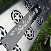 Premium SS Star Model Silencer Gourde For Splendor Plus_img_1