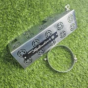 Premium SS Star Model Silencer Gourde For Splendor Plus_img_0