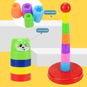 Kids 3-in-1 Colorful Ring Toss Game & Stacking Toy | Learning & Skill Development Toy for Toddlers_img_3