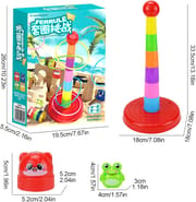 Kids 3-in-1 Colorful Ring Toss Game & Stacking Toy | Learning & Skill Development Toy for Toddlers_img_8