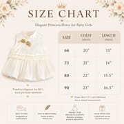 Baby Girl Elegant Sleeveless White Princess Floral Jacquard Summer Party Dress (0 to 18 months) for yours BABUU_img_7