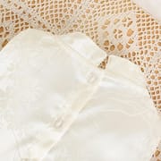 Baby Girl Elegant Sleeveless White Princess Floral Jacquard Summer Party Dress (0 to 18 months) for yours BABUU_img_4