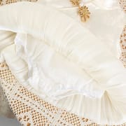 Baby Girl Elegant Sleeveless White Princess Floral Jacquard Summer Party Dress (0 to 18 months) for yours BABUU_img_6