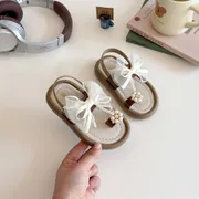 Baby Girl Summer Cute Soft Bow Pearl Sandals (1.5 to 3 years)_img_1