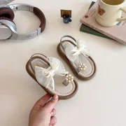 Baby Girl Summer Cute Soft Bow Pearl Sandals (1.5 to 3 years)_img_2
