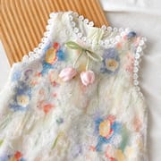 Kids Girls Elegant Sleeveless Pastel Floral Lace Princess Party Dress (1 to 6 years) for yours BABUU_img_3