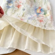 Kids Girls Elegant Sleeveless Pastel Floral Lace Princess Party Dress (1 to 6 years) for yours BABUU_img_4