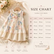 Kids Girls Elegant Sleeveless Pastel Floral Lace Princess Party Dress (1 to 6 years) for yours BABUU_img_5