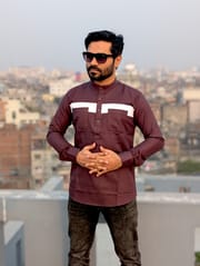 Contrast cotton katua coffee color_img_0
