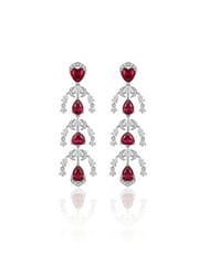 European and American Cross-border Silver Needle Zircon Tassel Earrings Light Luxury High-end Atmospheric Earrings Fashion Niche Earrings Wholesale Women._img_0