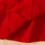 Kids Girls Red Ruffle Party Dress with Belt (3 to 8 years)_img_5