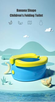 Baby Foldable Travel Potty Seat with 10PCS Garbage Bags & Storage Bag | Portable Toddler Toilet_img_4