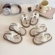 Baby Girl Summer Cute Soft Bow Pearl Sandals (1.5 to 5 years)_img_0