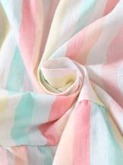 Baby Girls Pom Pom Sleeves Rainbow Summer Dress (0 to 3 years)_img_4