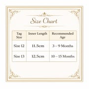 Baby Girl Princess Crown Anti-Slip Sole Party Shoe (0 to 10 months) for ANGEL_img_3