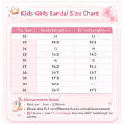 Kids Girls Flower Princess Sandal – Soft Comfortable Party Shoes for Baby Girls (1.5_img_2
