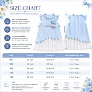 Kids Girls Elegant Summer Blue Lace Floral Party Dress (1 to 6 years)_img_10