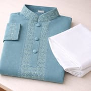 Kids Boy Premium Elegant China Saffron EID Panjabi with Pant (2 to 8 years)_img_5