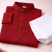 Kids Boy Premium Elegant China Saffron EID Panjabi with Pant (2 to 8 years)_img_3