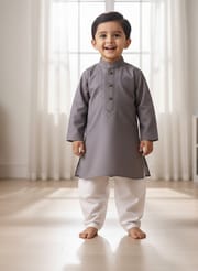 Kids Boy Premium Elegant China Cotton EID Panjabi with Pant (2 to 8 years)_img_0