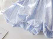 Baby Girl Bunny Print Top & Blue Check Shorts Set (1 to 6 years) for yours ANGEL_img_9