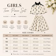 Kids Girls Elegant Bow Print Sleeveless Summer Top & Wide Leg Pants Dress Set (1 to 6 years)_img_5