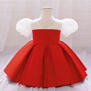 Kids Girls Luxury Red Princess Party Dress (6 months to 3 years) for your ANGEL_img_4