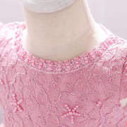 Kids Girls Lace Tulle Elegant Princess Party Dress ( 6 to 24 months)_img_7