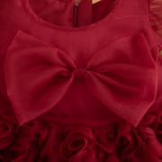 Baby Girl Flying Sleeves Elegant 3D Rose Summer Princess Dress (6 months to 3 years)_img_9
