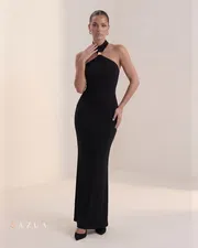 Midnight Halo Halter Dress_img_2