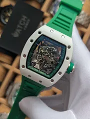 Richard Mille Green White Quartz Watch_img_0