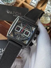 Tag Heuer Monaco Chronograph Strap Watch_img_0