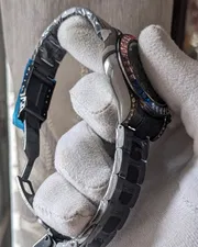 Rolex Rainbow Chain Black Quartz Watch_img_3