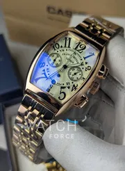 Frank Muller Chain Rose Gold Chronograph Watch_img_1