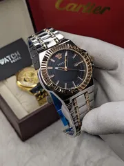 Versace Quartz Watch Silver body Black dial_img_0