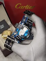 Versace Quartz Watch Black body White dial_img_3