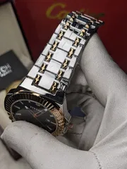 Versace Quartz Watch Silver body Black dial_img_3