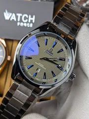 Omega Gray Quartz Watch_img_0