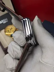 Seven Friday mechanical Watch Silver Body Brown belt_img_2