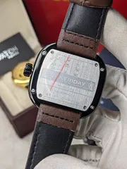 Seven Friday mechanical Watch Black Body Brown belt_img_4