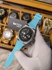 Tissot PRX Sky Blue Chronograph Watch_img_0