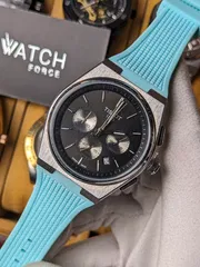 Tissot PRX Sky Blue Chronograph Watch_img_1
