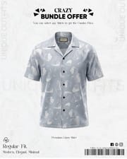 PSH1 Men's Premium China Printed Casual Shirt_img_0