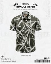 PSH11 Men's Premium China Printed Casual Shirt_img_1